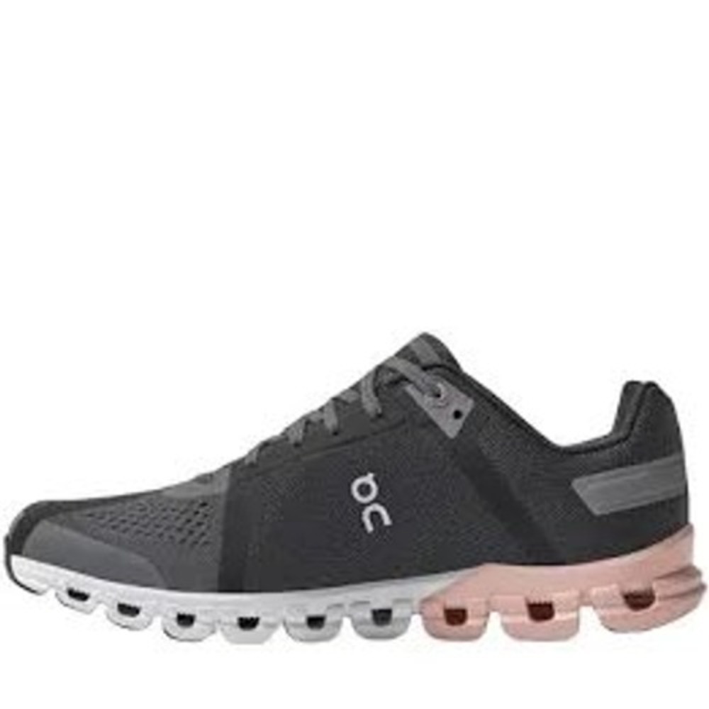 On Cloudflow Womens Running Shoes Black Rose 35.99234 Size 8.5 - Picture 1 of 6